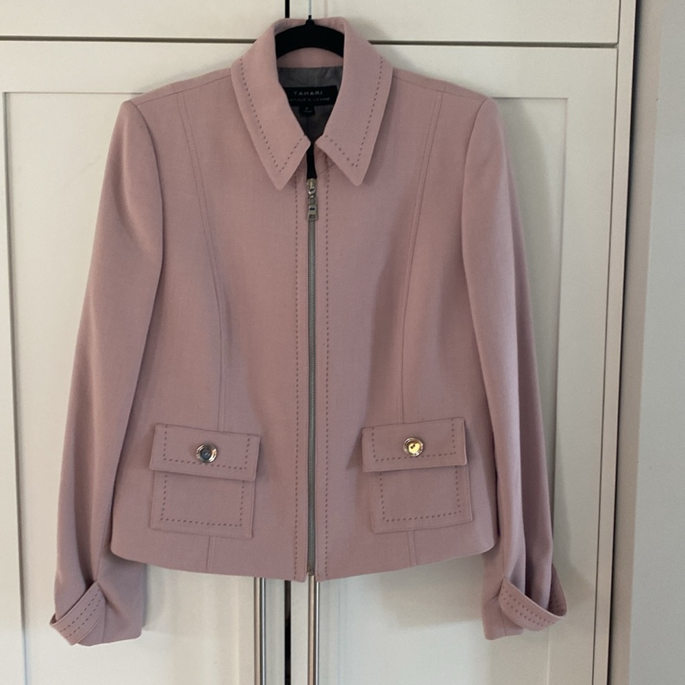 Tahari Arthur S. Levine Full Zip Blazer/Jacket